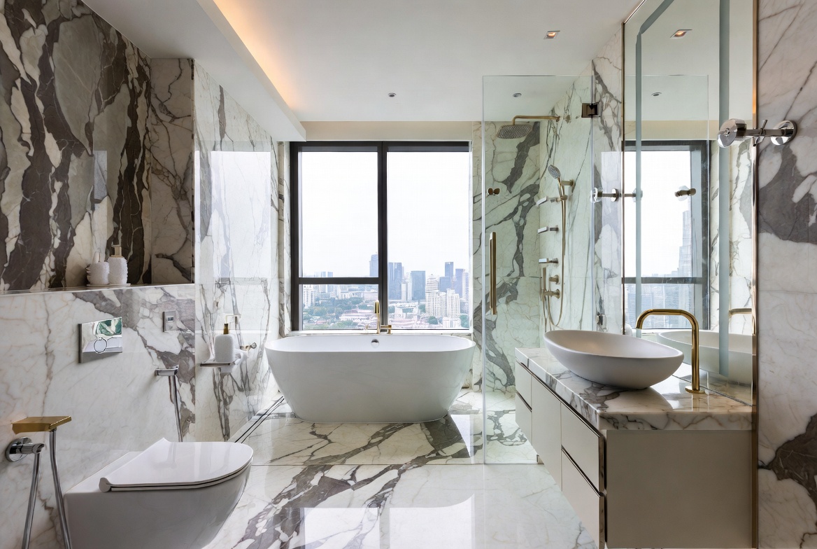 Luxury condo plumbing in Orchard
